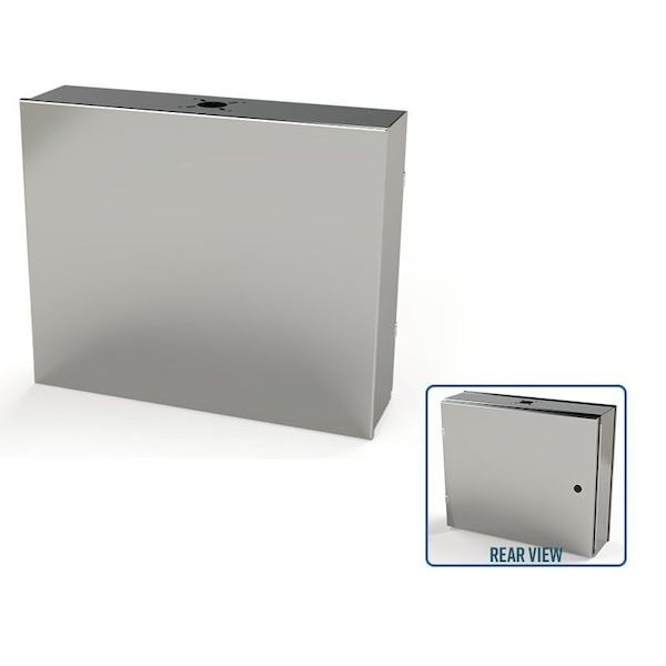 1/4 Turn Latch Electrical Enclosures, 20 in H, 6 in D, 24 in W, NEMA 3R, 4, 4X, 12, 13